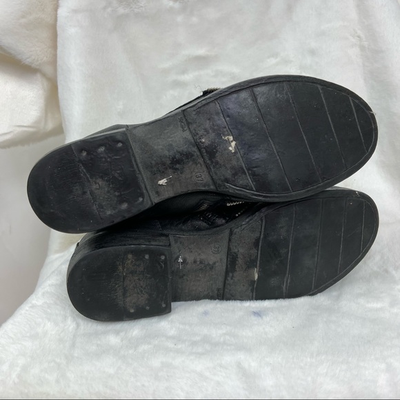 Massimo Mateo Leather black zipper detailed boots - Picture 6 of 8